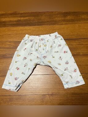 Magnolia Baby Pima Cotton Jersey Circus Print Pants Size 3 Months